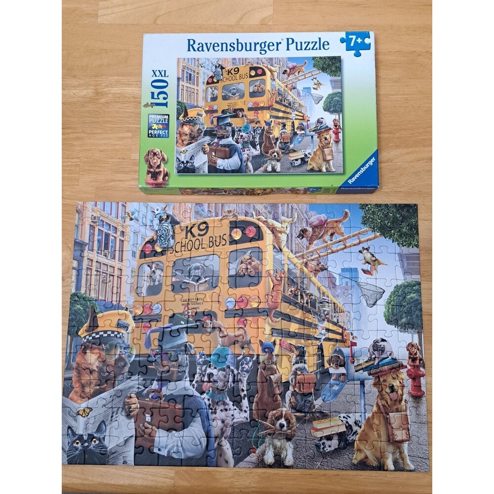 Ravensburger 129744 Pet School Pals 150 Piece Jigsaw Puzzle for Kids Complete